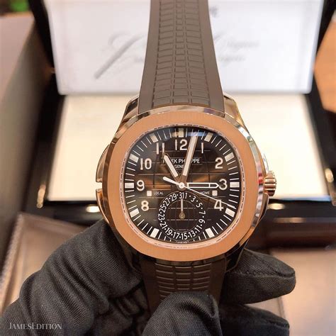 patek philippe - aquanaut travel time 5164r-001 rose gold|More.